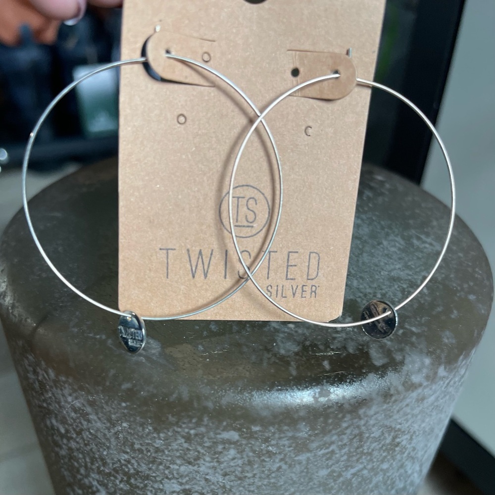 Hoop Earrings - by Twisted Silver